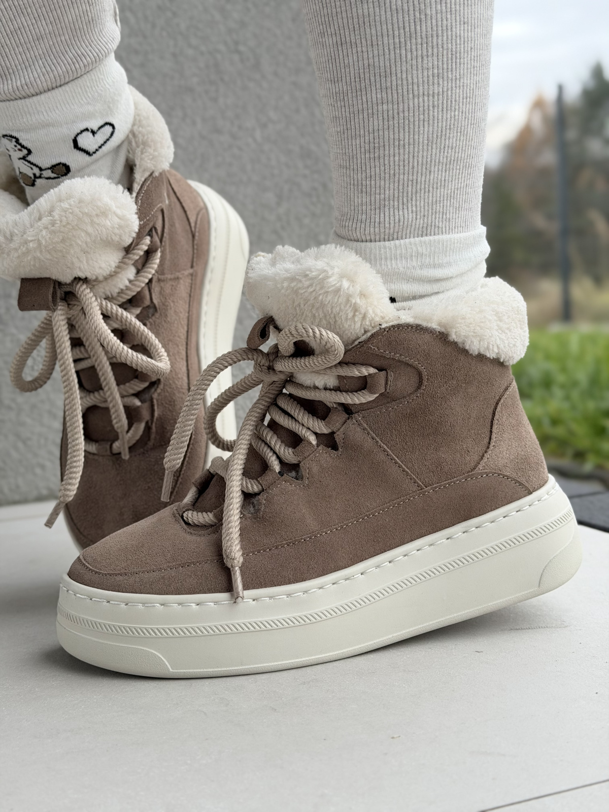 Śniegowce OLEKSY z naturalnej skóry polskiej produkcji