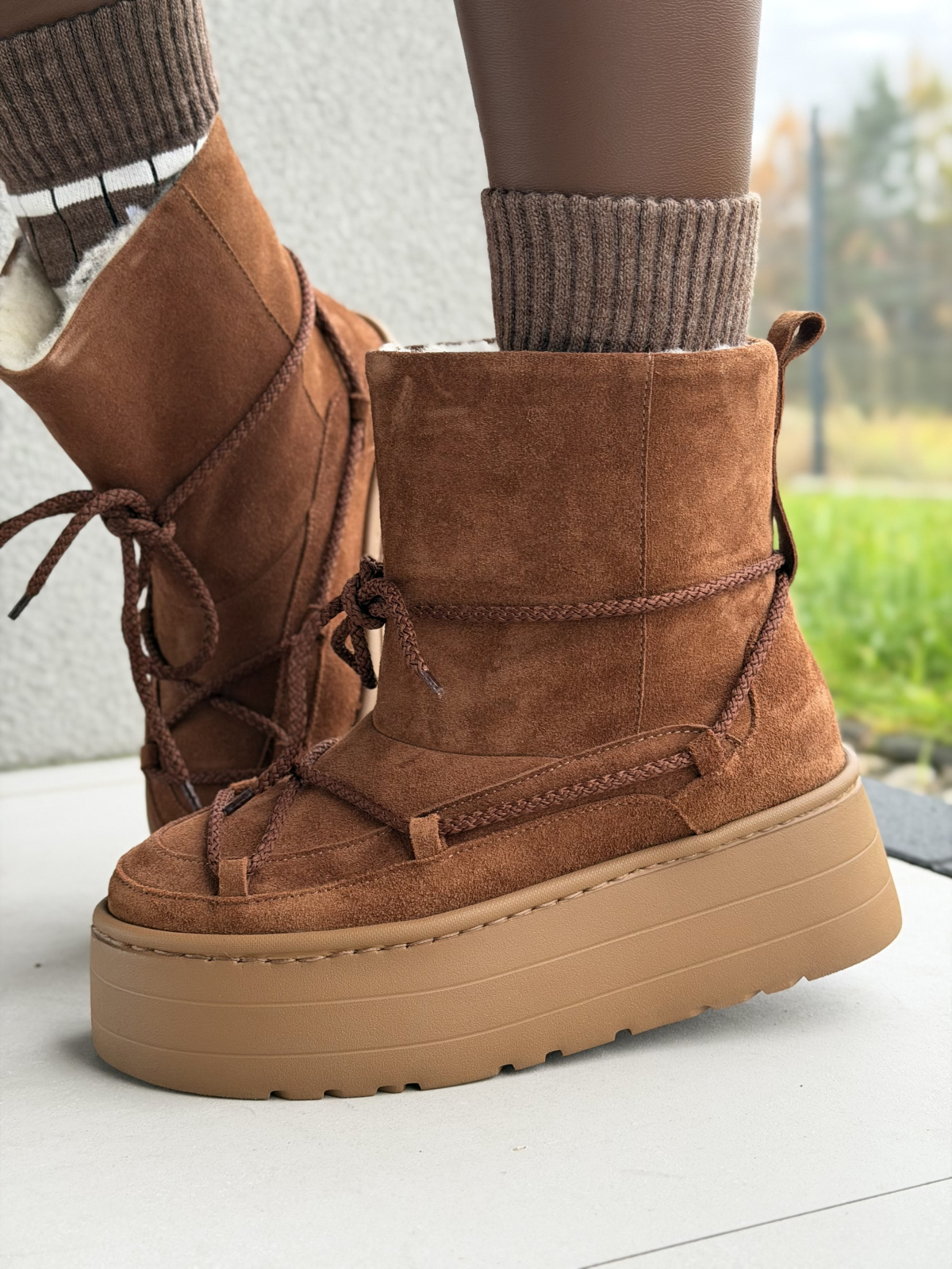 OLEKSY – eleganckie śniegowce ze skóry naturalnej, stworzone w Polsce