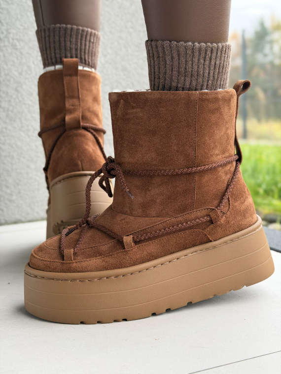 OLEKSY – eleganckie śniegowce ze skóry naturalnej, stworzone w Polsce