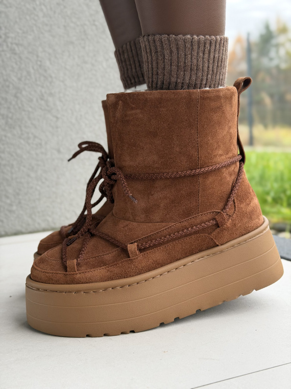 OLEKSY – eleganckie śniegowce ze skóry naturalnej, stworzone w Polsce