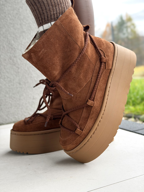 OLEKSY – eleganckie śniegowce ze skóry naturalnej, stworzone w Polsce