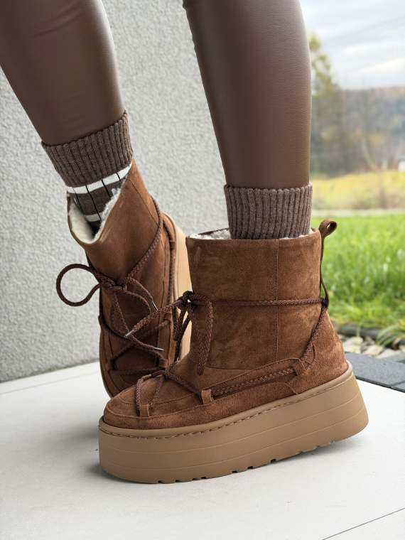 OLEKSY – eleganckie śniegowce ze skóry naturalnej, stworzone w Polsce