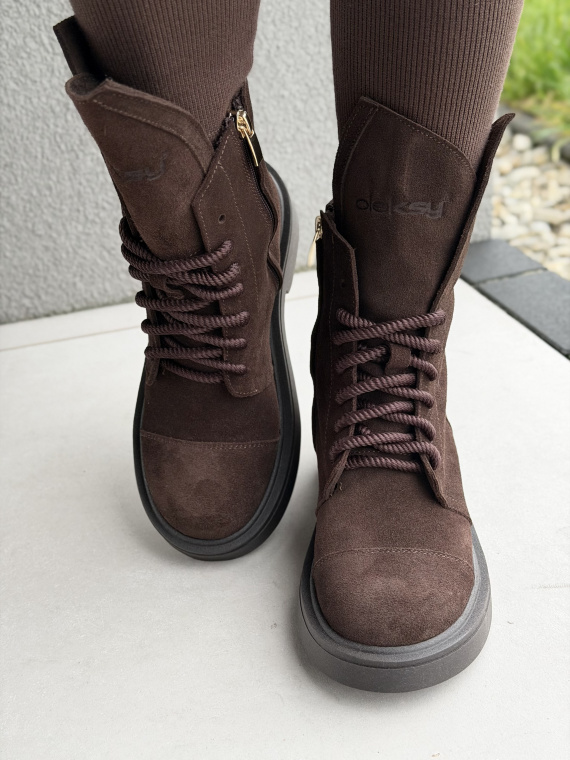 Botki OLEKSY ze skóry naturalnej – Polskiej produkcji