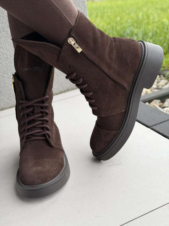 Botki OLEKSY ze skóry naturalnej – Polskiej produkcji