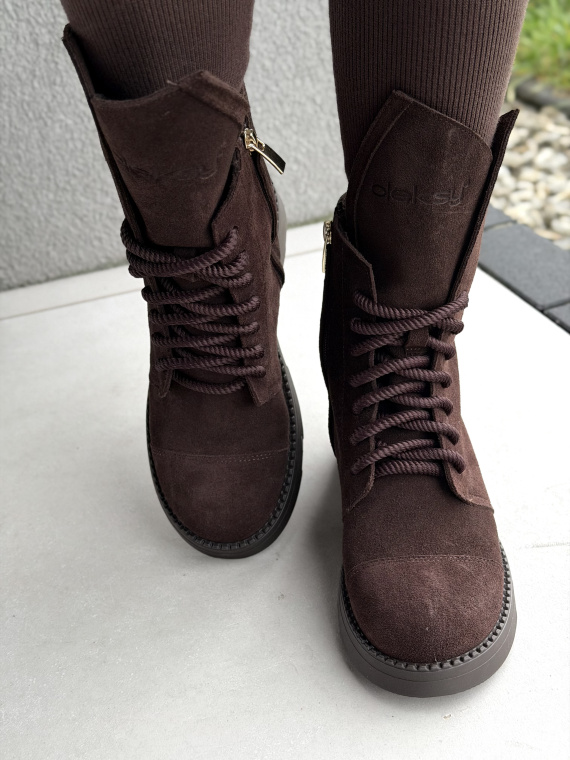 Botki OLEKSY ze skóry naturalnej – Polskiej produkcji