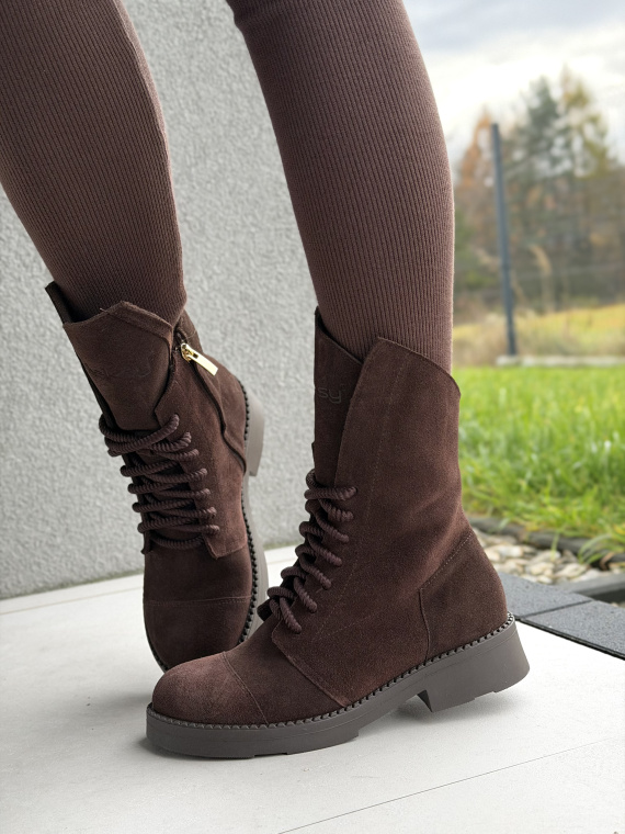 Botki OLEKSY ze skóry naturalnej – Polskiej produkcji