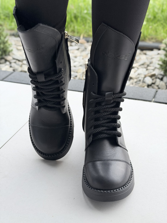 Botki OLEKSY ze skóry naturalnej – Polskiej produkcji