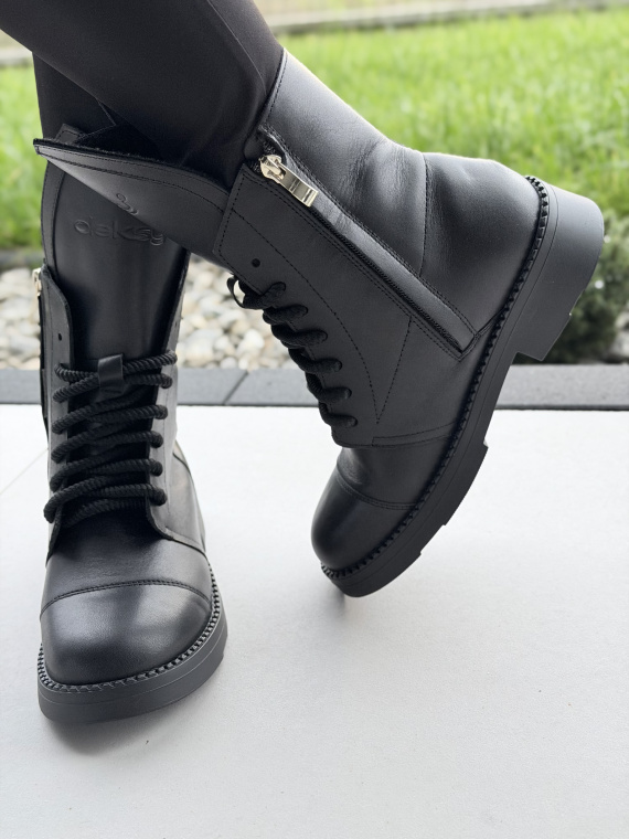 Botki OLEKSY ze skóry naturalnej – Polskiej produkcji