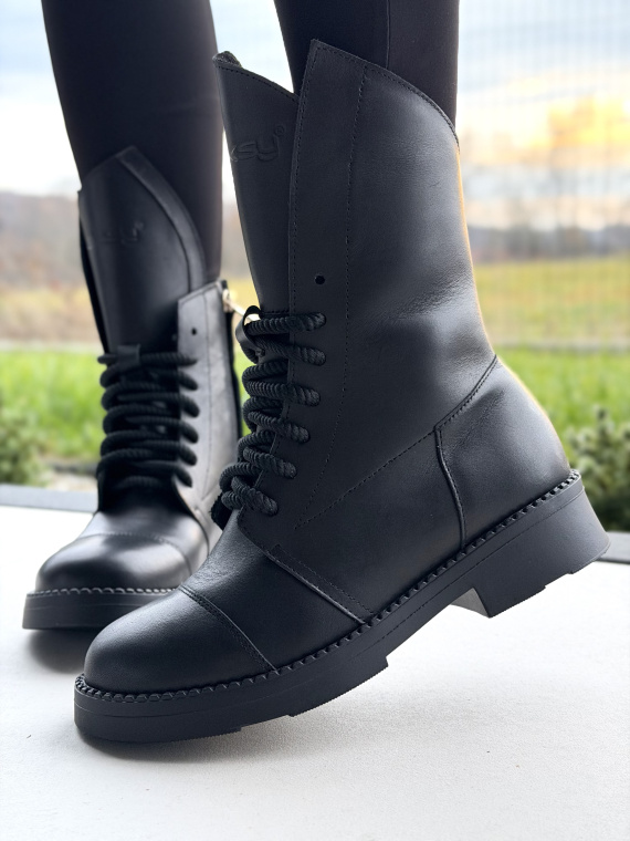 Botki OLEKSY ze skóry naturalnej – Polskiej produkcji