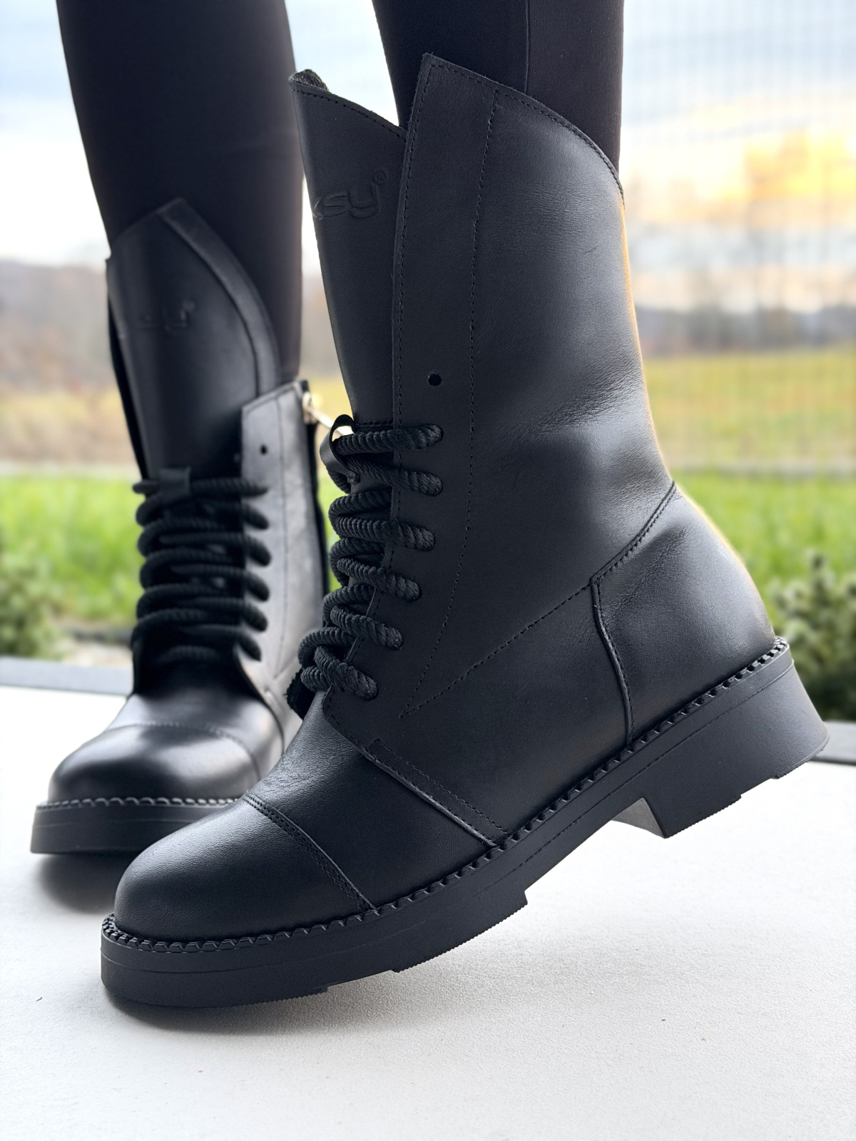 Botki OLEKSY ze skóry naturalnej – Polskiej produkcji