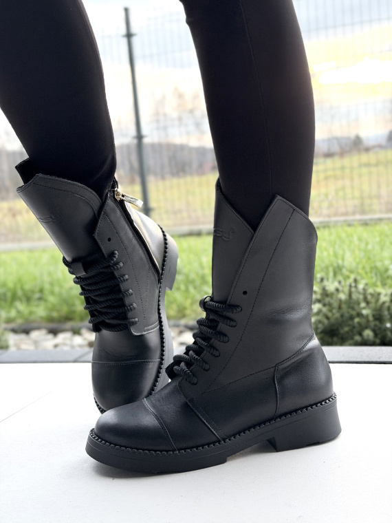 Botki OLEKSY ze skóry naturalnej – Polskiej produkcji