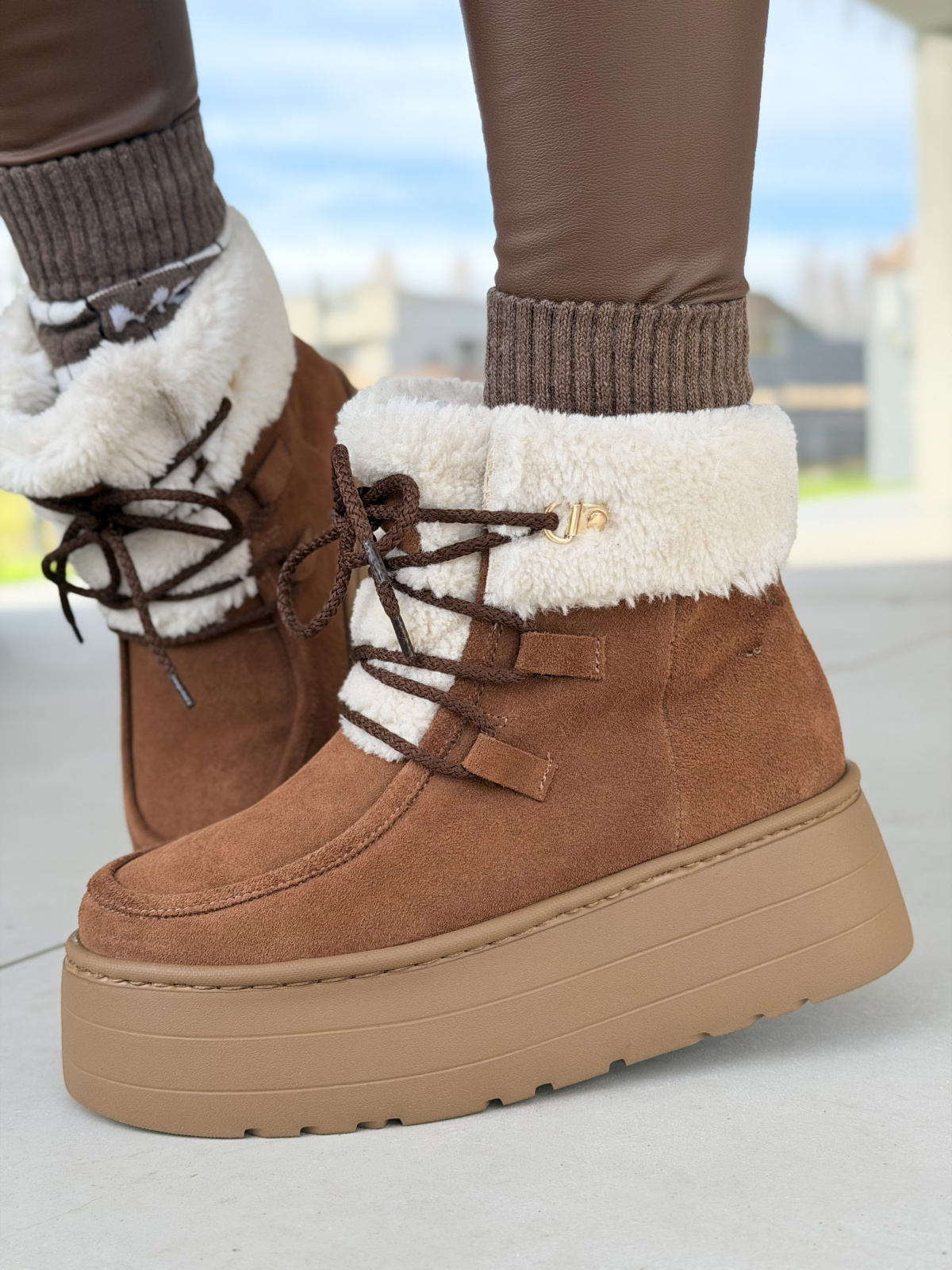 Naturalna skóra, polska produkcja – śniegowce OLEKSY