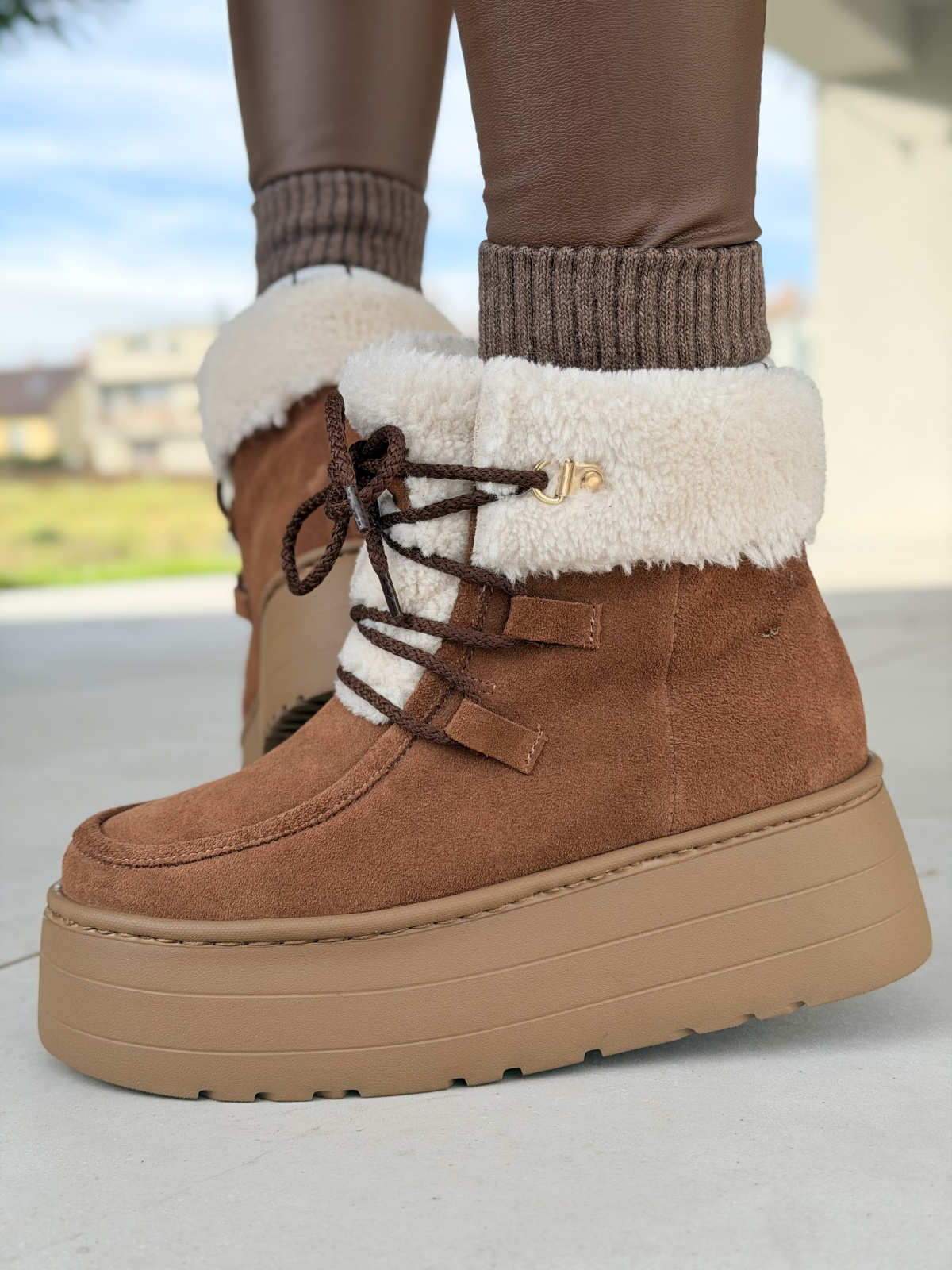 Naturalna skóra, polska produkcja – śniegowce OLEKSY