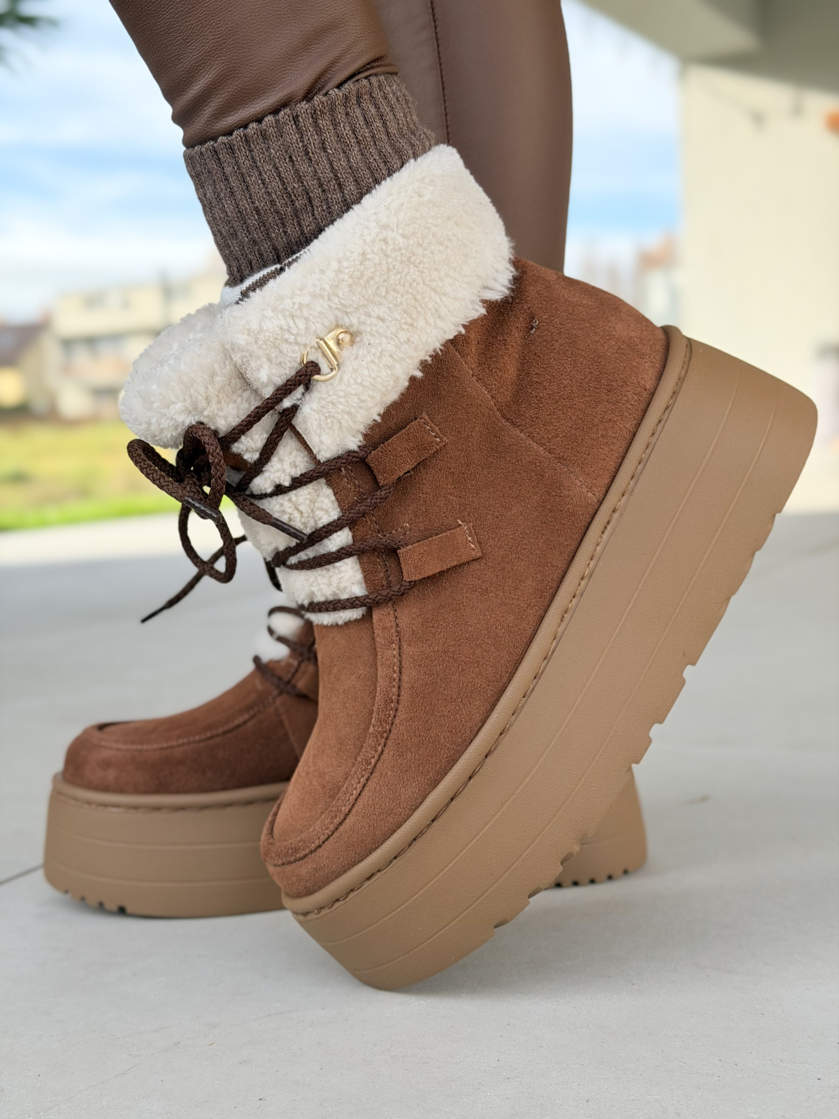 Naturalna skóra, polska produkcja – śniegowce OLEKSY