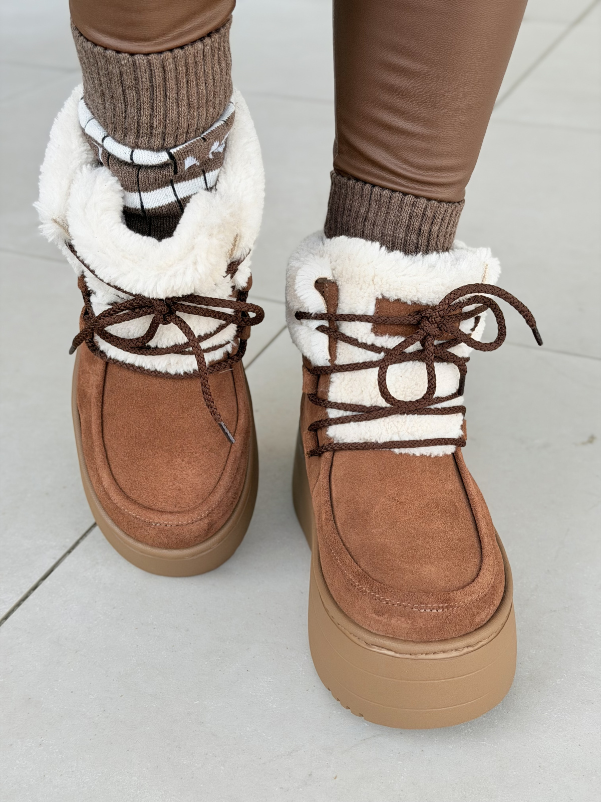 Naturalna skóra, polska produkcja – śniegowce OLEKSY