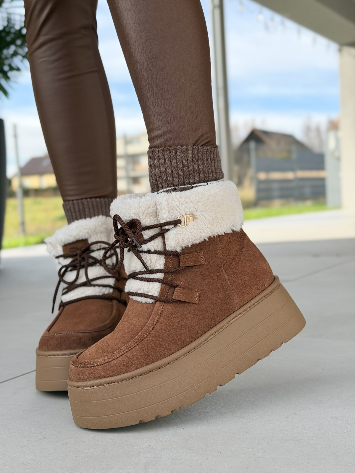 Naturalna skóra, polska produkcja – śniegowce OLEKSY