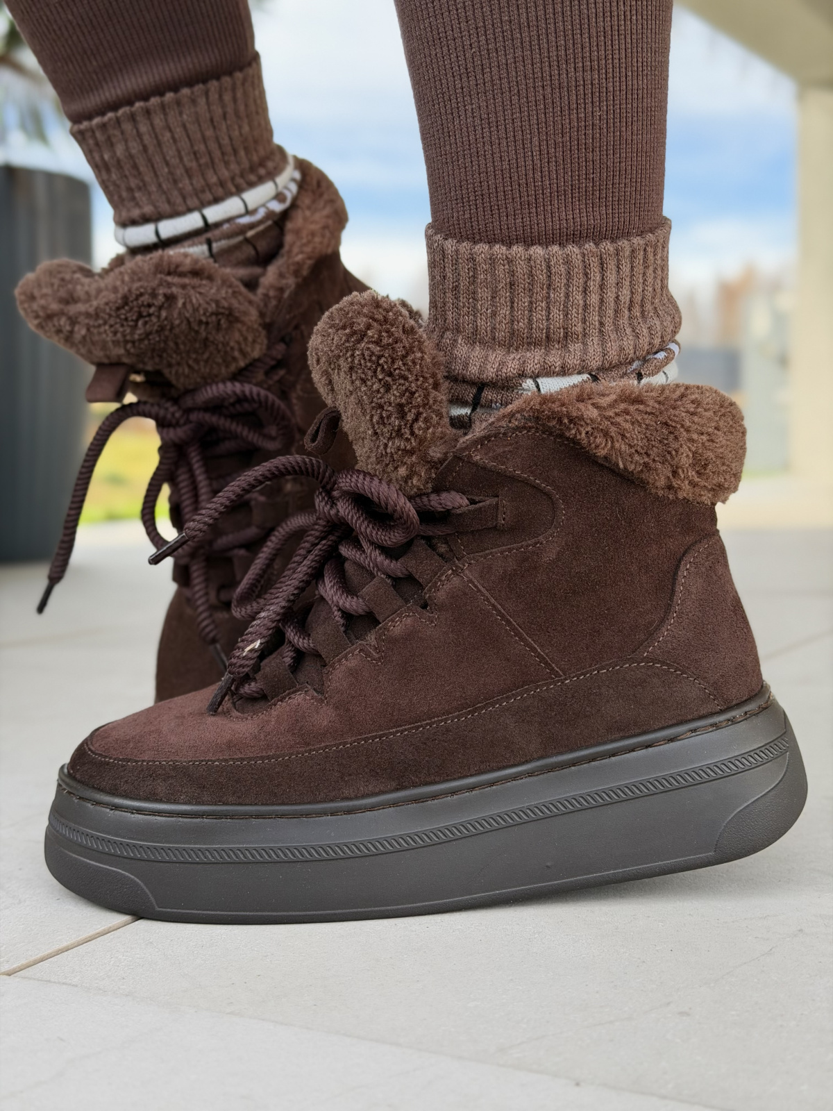 Naturalna skóra, polska produkcja – śniegowce OLEKSY