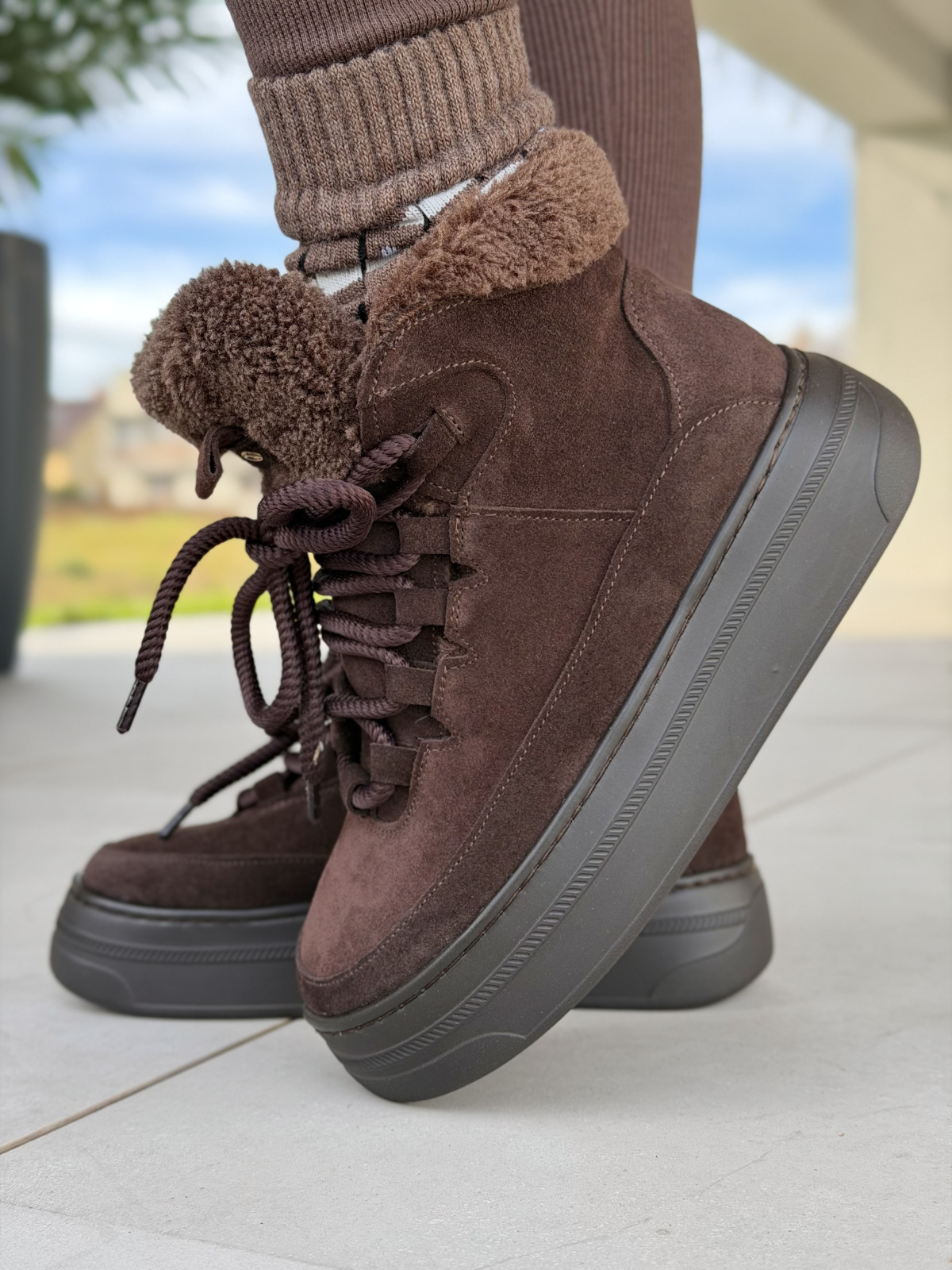 Naturalna skóra, polska produkcja – śniegowce OLEKSY