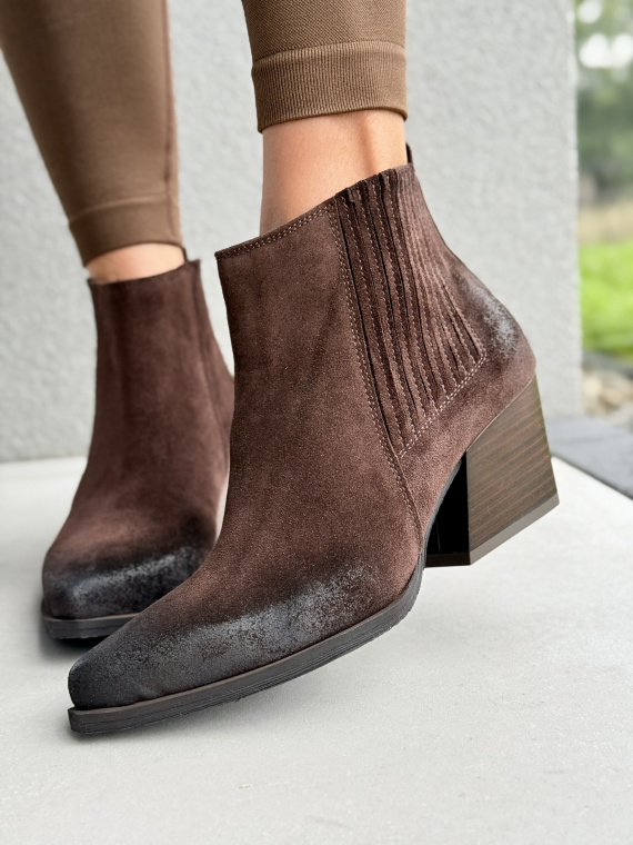 Kowbojki OLEKSY ze skóry naturalnej Polskiej produkcji