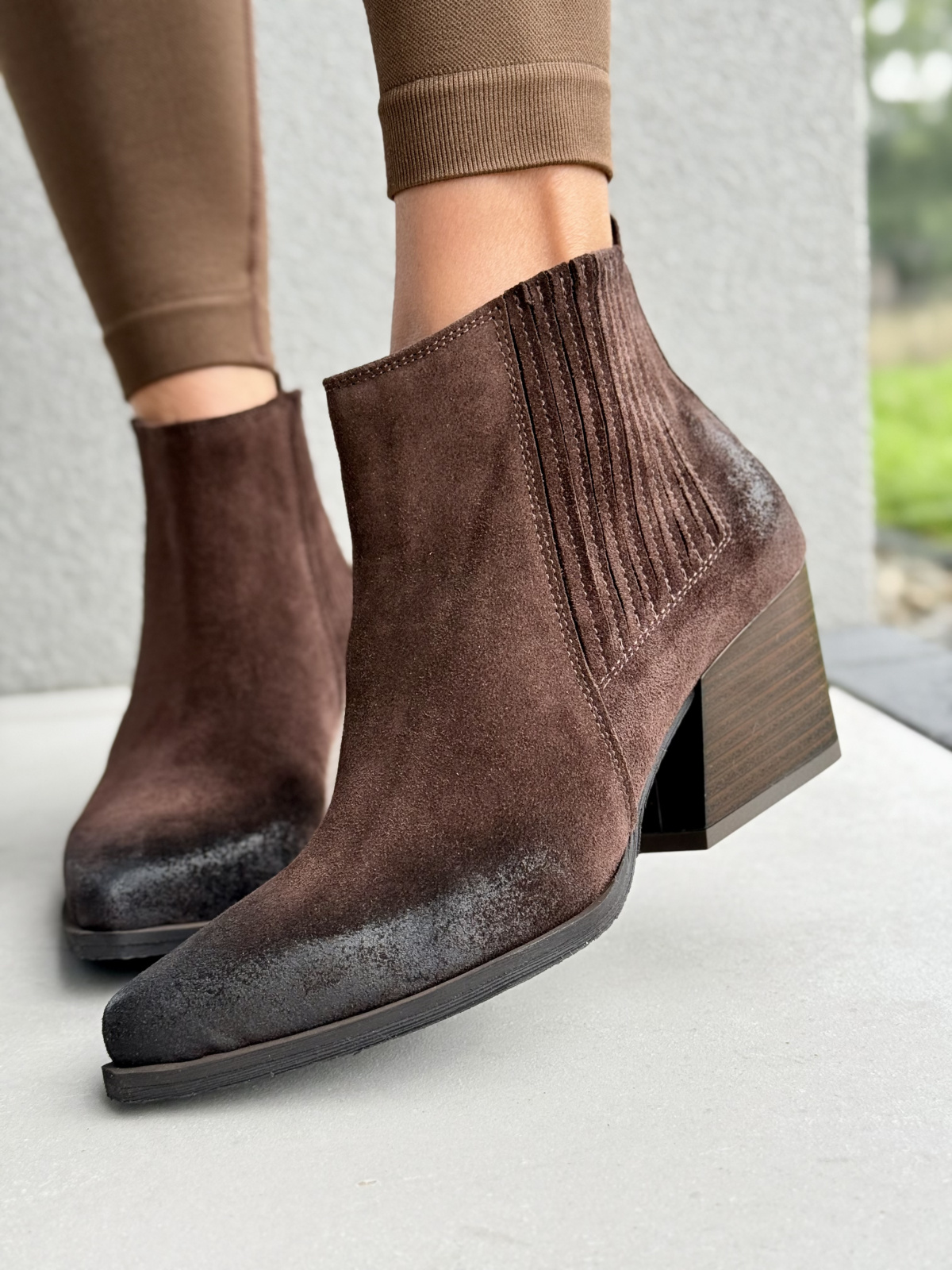 Kowbojki OLEKSY ze skóry naturalnej Polskiej produkcji