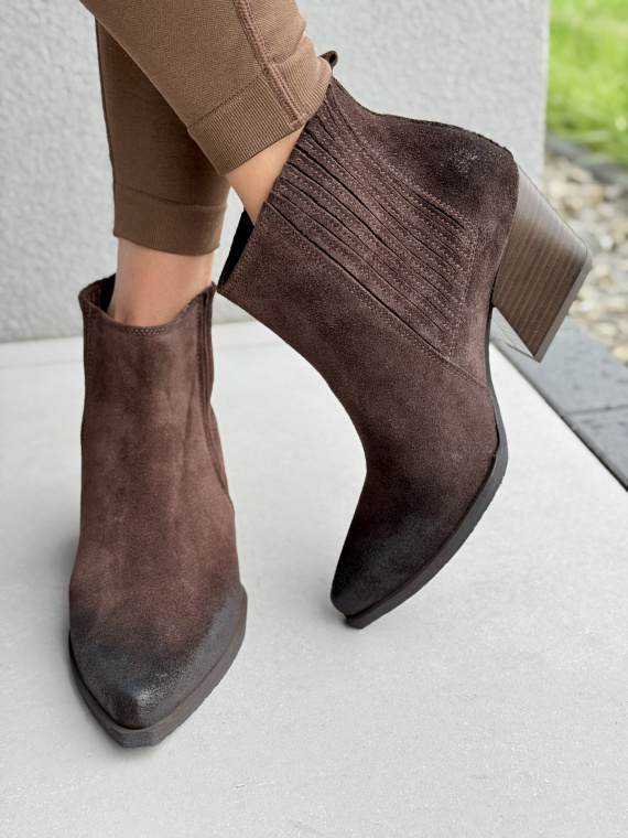 Kowbojki OLEKSY ze skóry naturalnej Polskiej produkcji