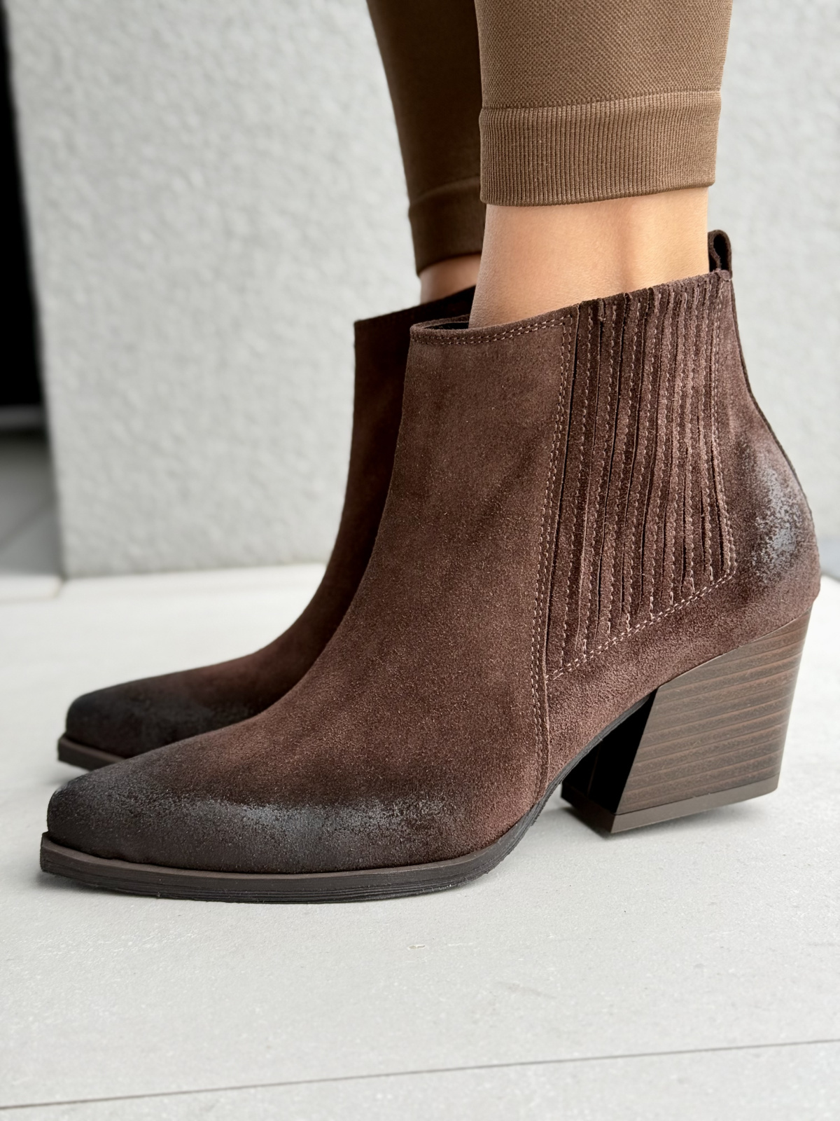 Kowbojki OLEKSY ze skóry naturalnej Polskiej produkcji