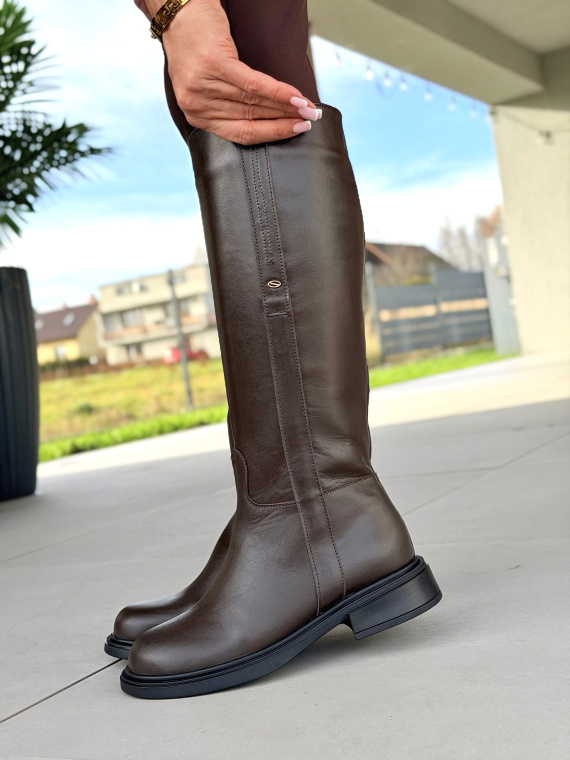 Kozaki OLEKSY ze skóry naturalnej Polskiej produkcji