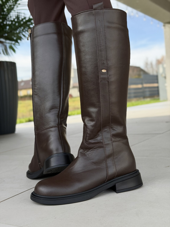 Kozaki OLEKSY ze skóry naturalnej Polskiej produkcji