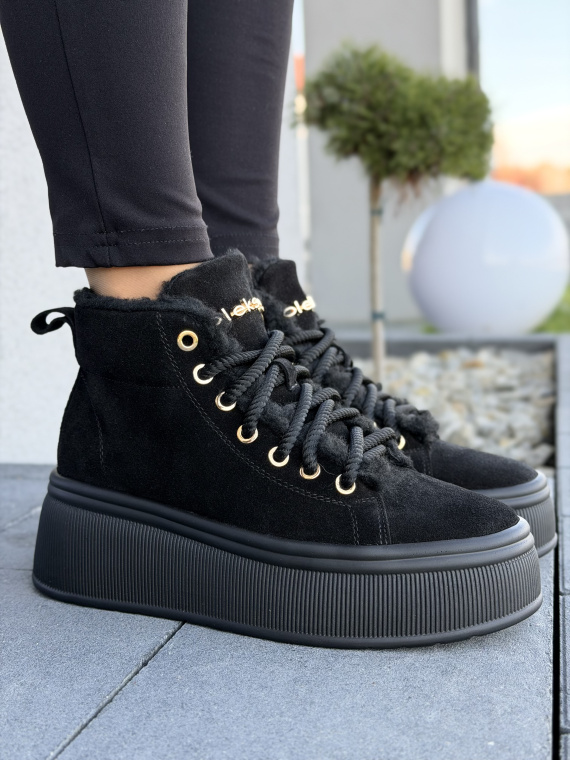 Sneakersy damskie OLEKSY ze skóry naturalnej Polskiej produkcji