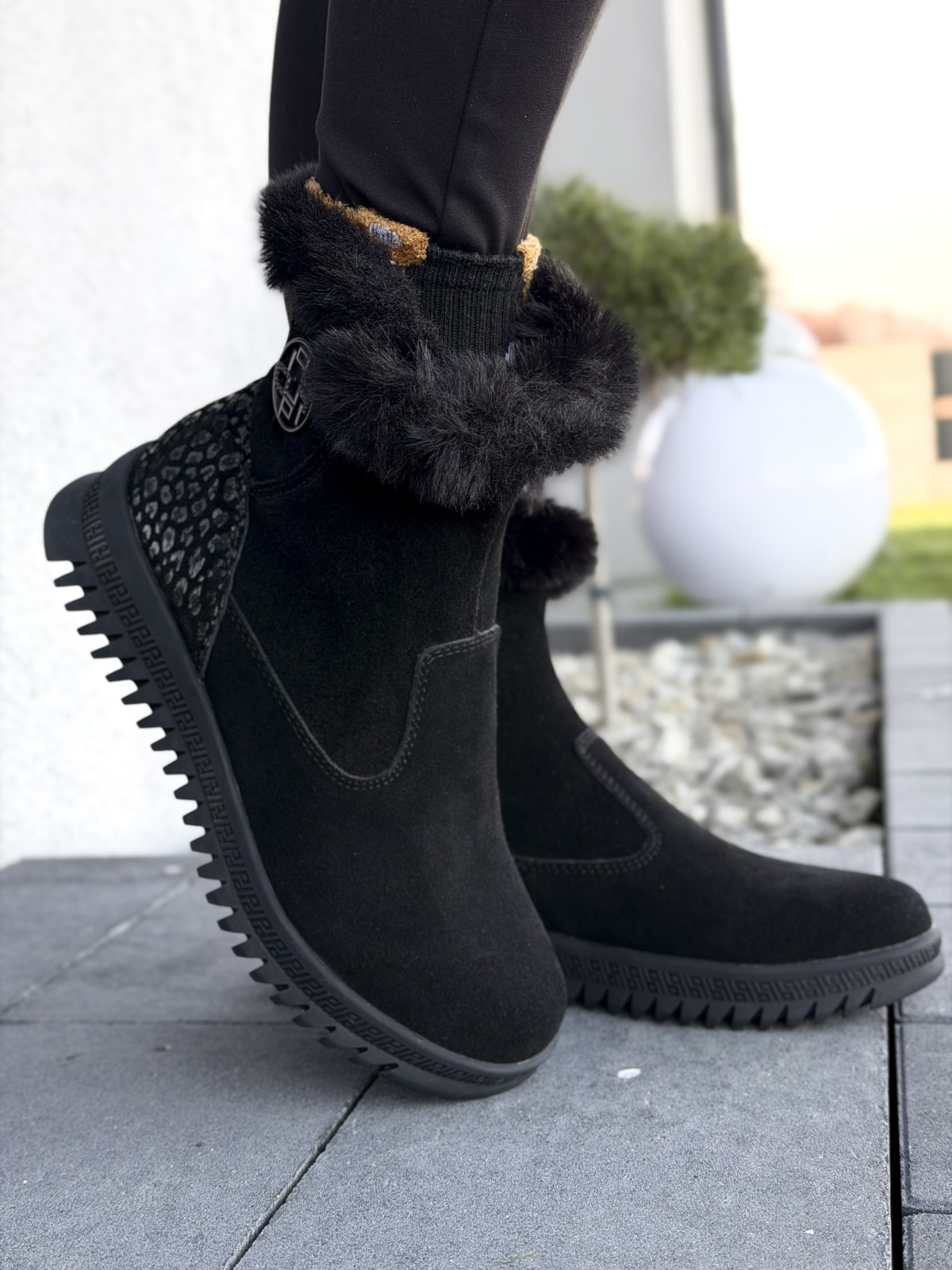 Botki damskie ze skóry naturalnej