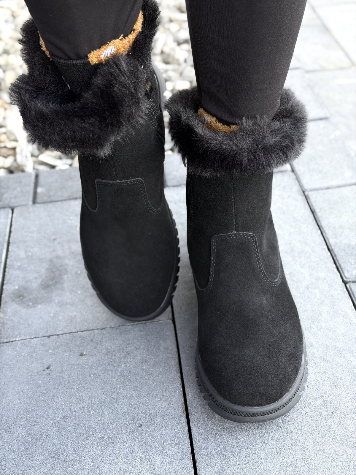 Botki damskie ze skóry naturalnej