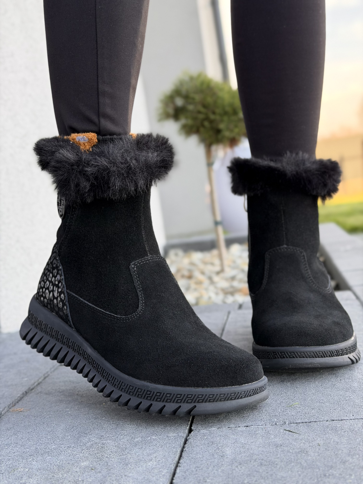 Botki damskie ze skóry naturalnej