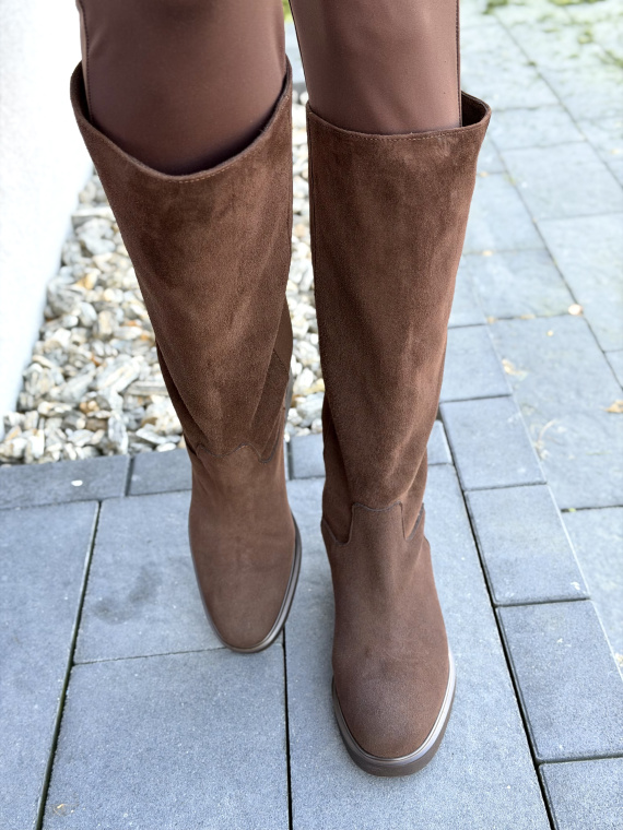 Kozaki OLEKSY ze skóry naturalnej Polskiej produkcji