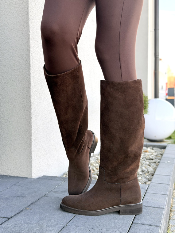 Kozaki OLEKSY ze skóry naturalnej Polskiej produkcji