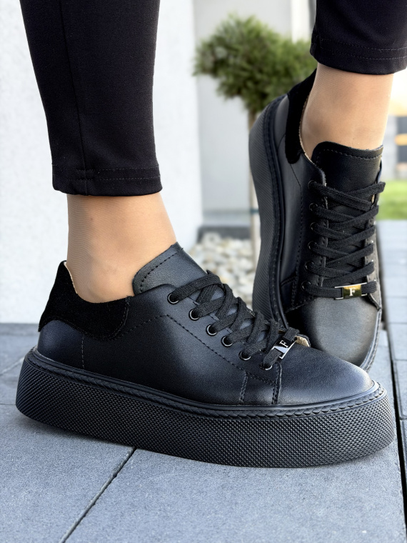 Sneakersy damskie ze skóry naturalnej