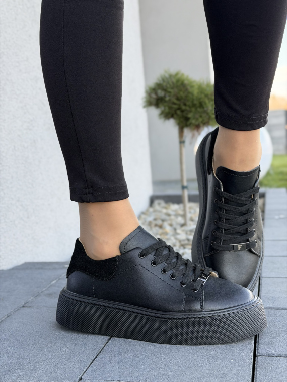 Sneakersy damskie ze skóry naturalnej