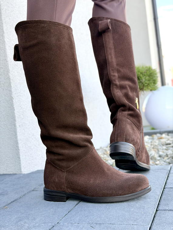 Kozaki OLEKSY ze skóry naturalnej Polskiej produkcji