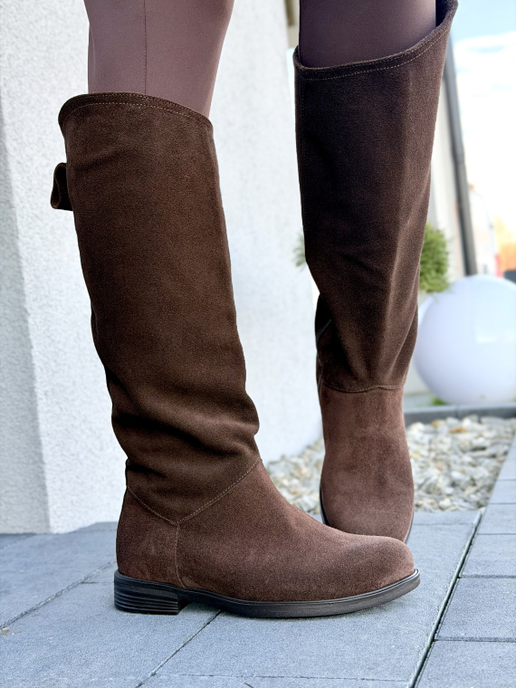 Kozaki OLEKSY ze skóry naturalnej Polskiej produkcji