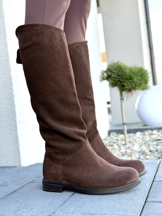 Kozaki OLEKSY ze skóry naturalnej Polskiej produkcji