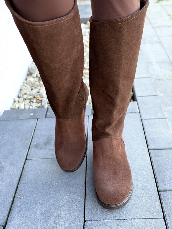 Kozaki OLEKSY ze skóry naturalnej Polskiej produkcji