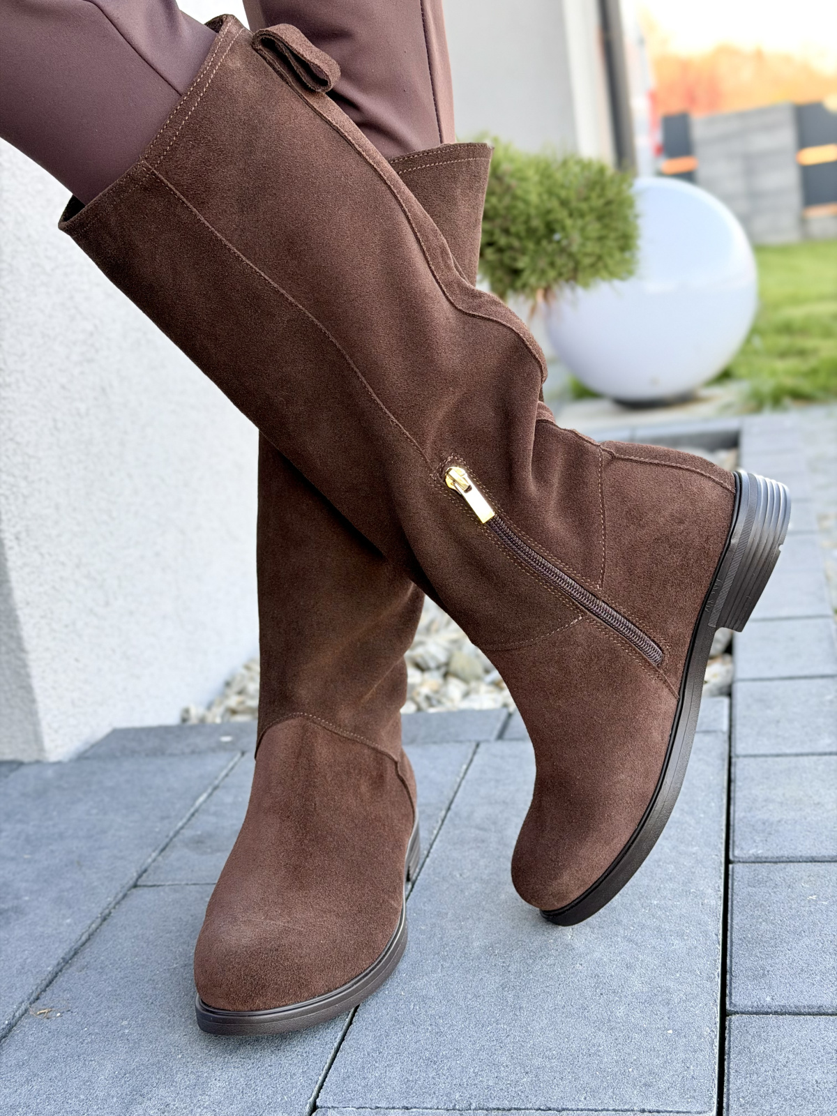 Kozaki OLEKSY ze skóry naturalnej Polskiej produkcji