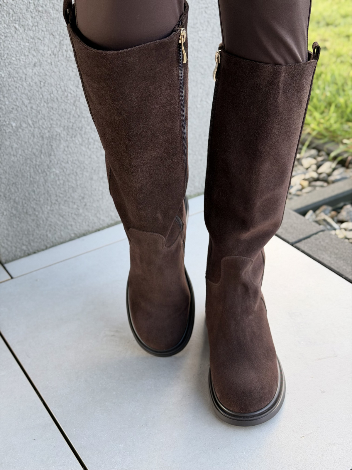 Brązowe kozaki ze skóry naturalnej OLEKSY – polska jakość i styl