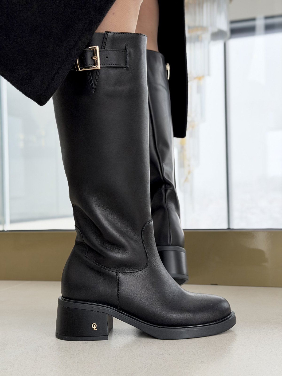 Kozaki OLEKSY ze skóry naturalnej Polskiej produkcji