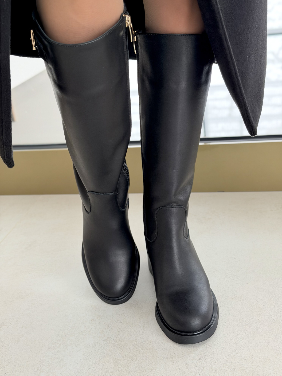 Kozaki OLEKSY ze skóry naturalnej Polskiej produkcji