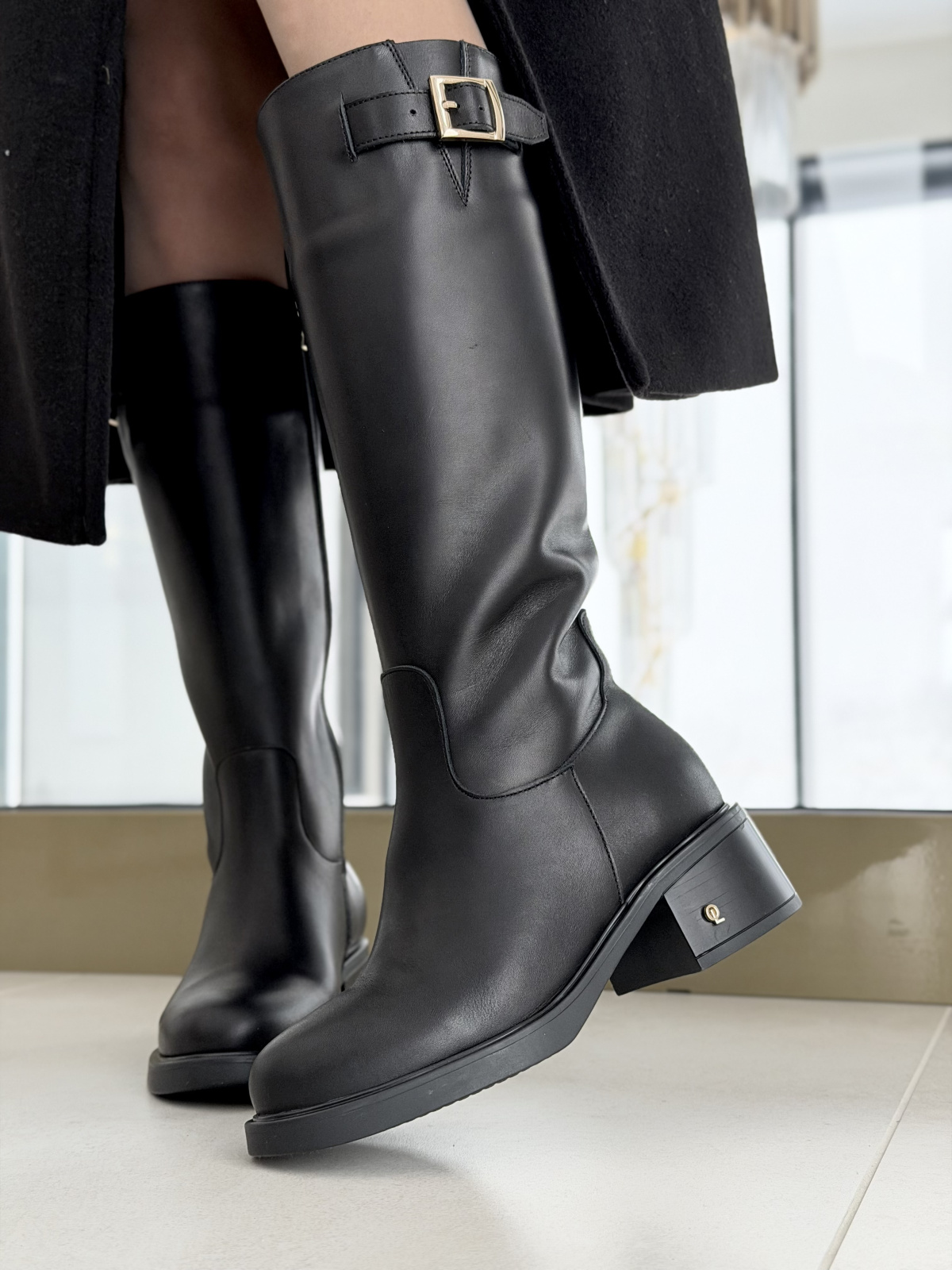 Kozaki OLEKSY ze skóry naturalnej Polskiej produkcji