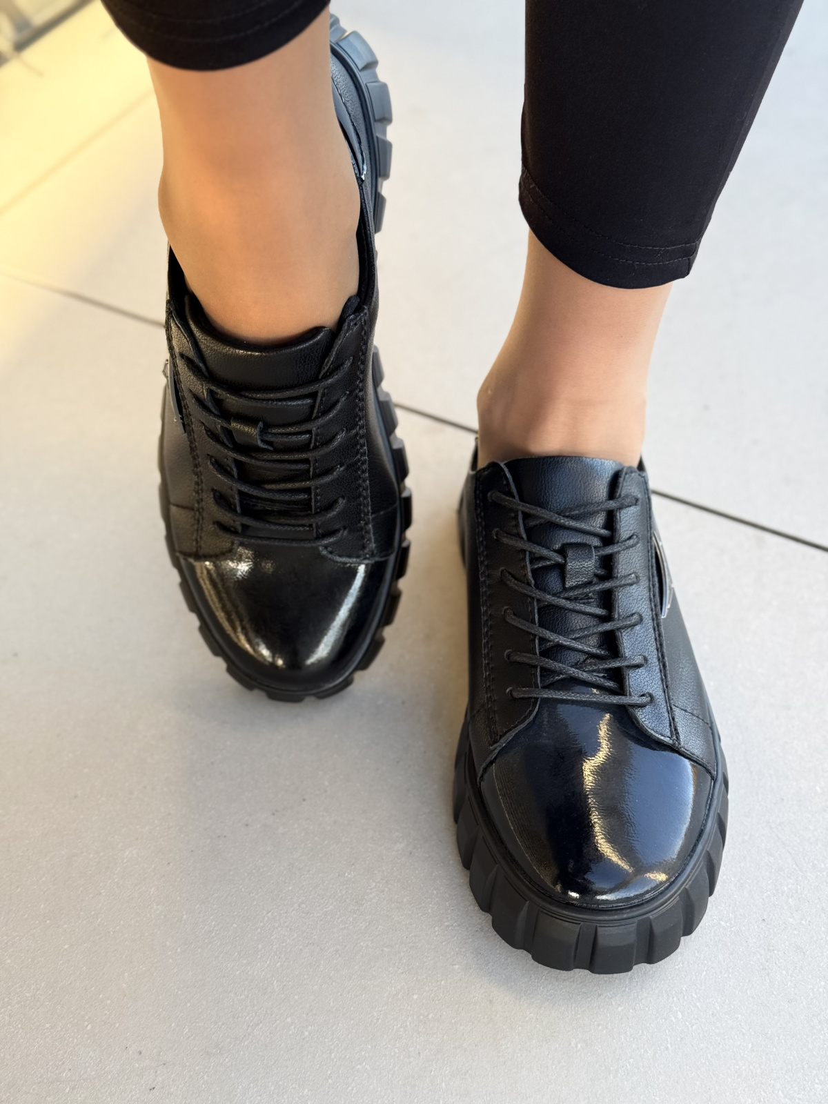 Stylowe sneakersy ze Skóry Naturalnej