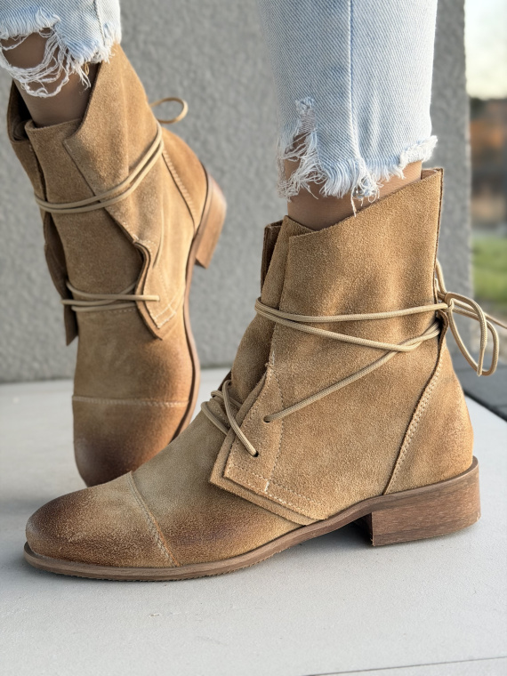 Botki OLEKSY ze skóry naturalnej – Polskiej produkcji