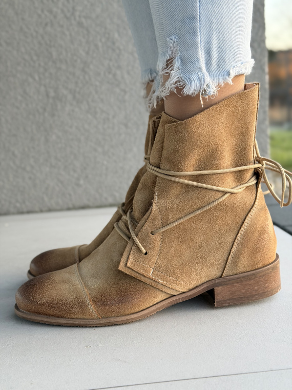 Botki OLEKSY ze skóry naturalnej – Polskiej produkcji