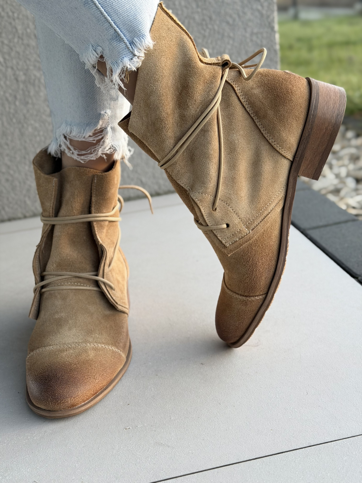 Botki OLEKSY ze skóry naturalnej – Polskiej produkcji