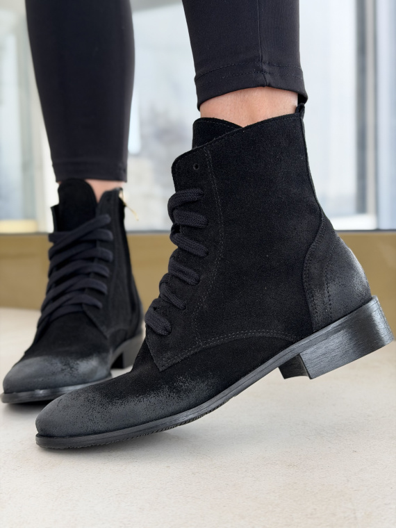 Botki OLEKSY ze skóry naturalnej – Polskiej produkcji